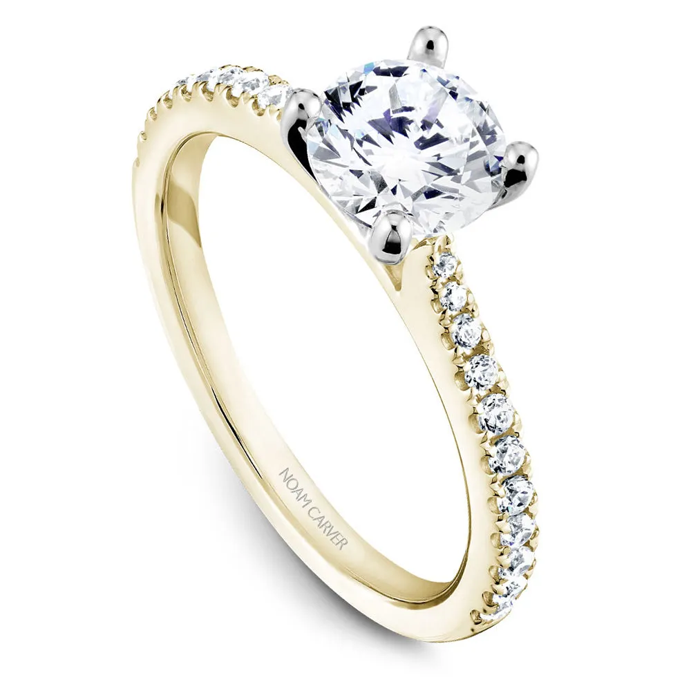 Noam Carver Engagement Ring - R046-01YWS-100A
