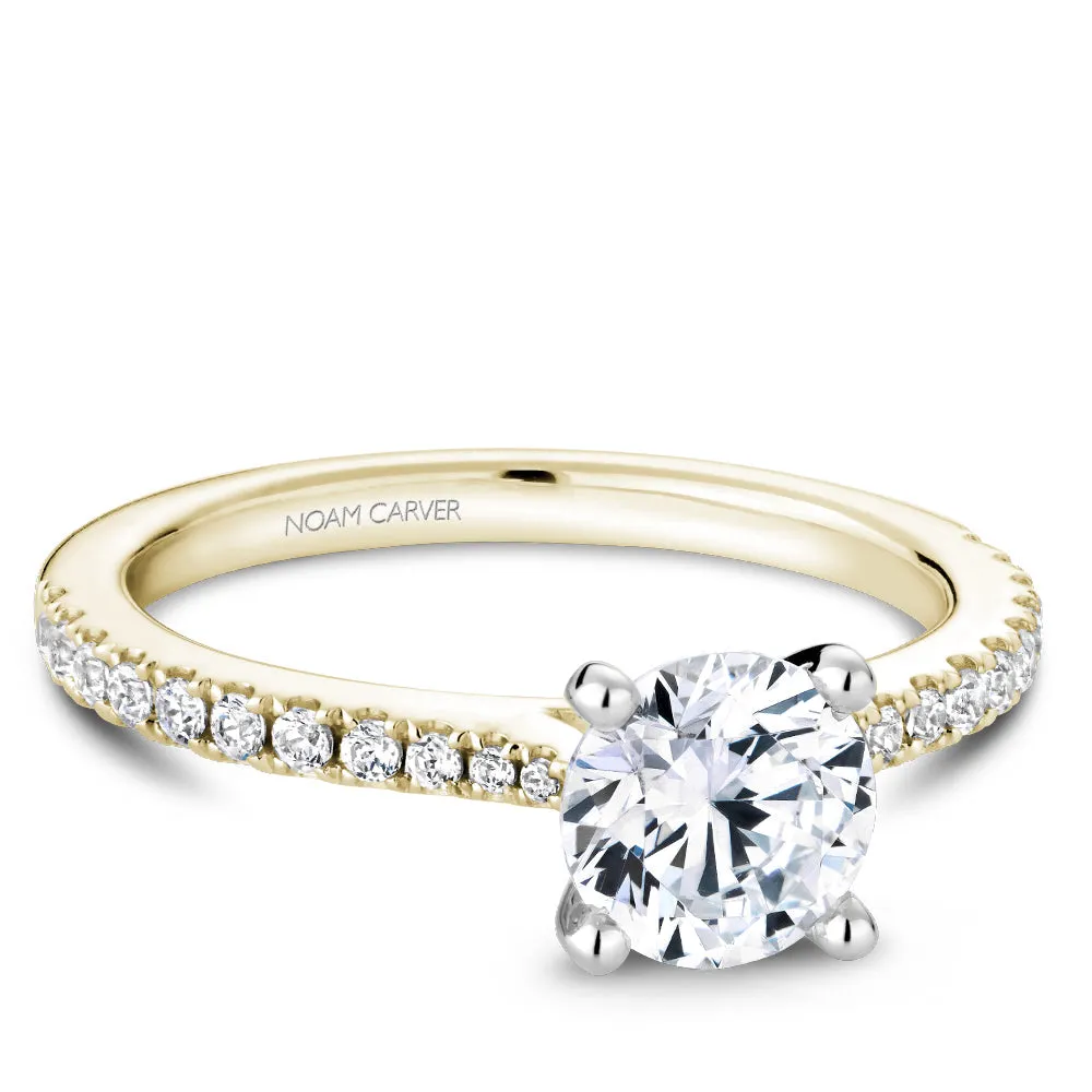 Noam Carver Engagement Ring - R046-01YWS-100A
