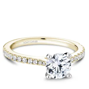 Noam Carver Engagement Ring - R046-01YWS-100A