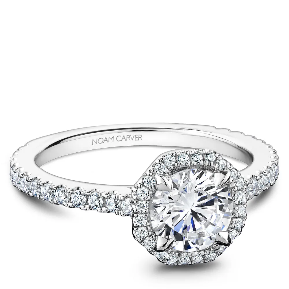 Noam Carver Engagement Ring - R054-01WM-100A