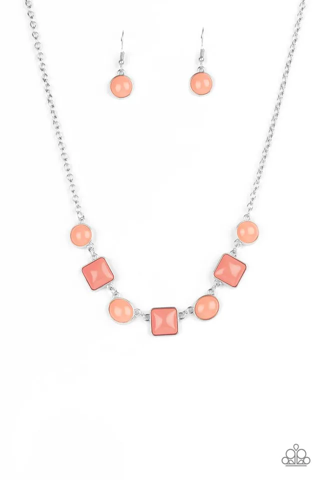 Paparazzi Necklace ~ Trend Worthy - Orange