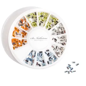 Pastel Rhinestones - Citrine Nail Gems
