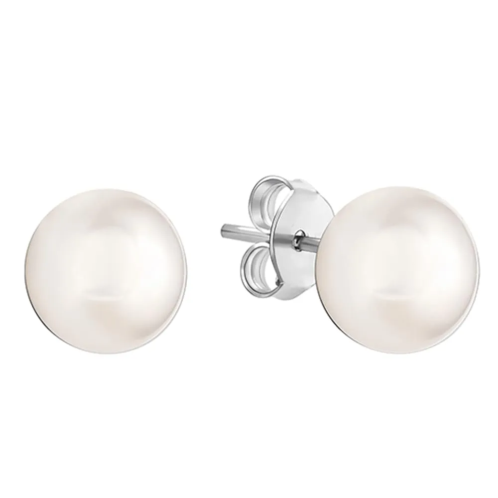 Pearl Drop Sterling Silver Earrings for Women Aaa Quality Freshwater Pearls