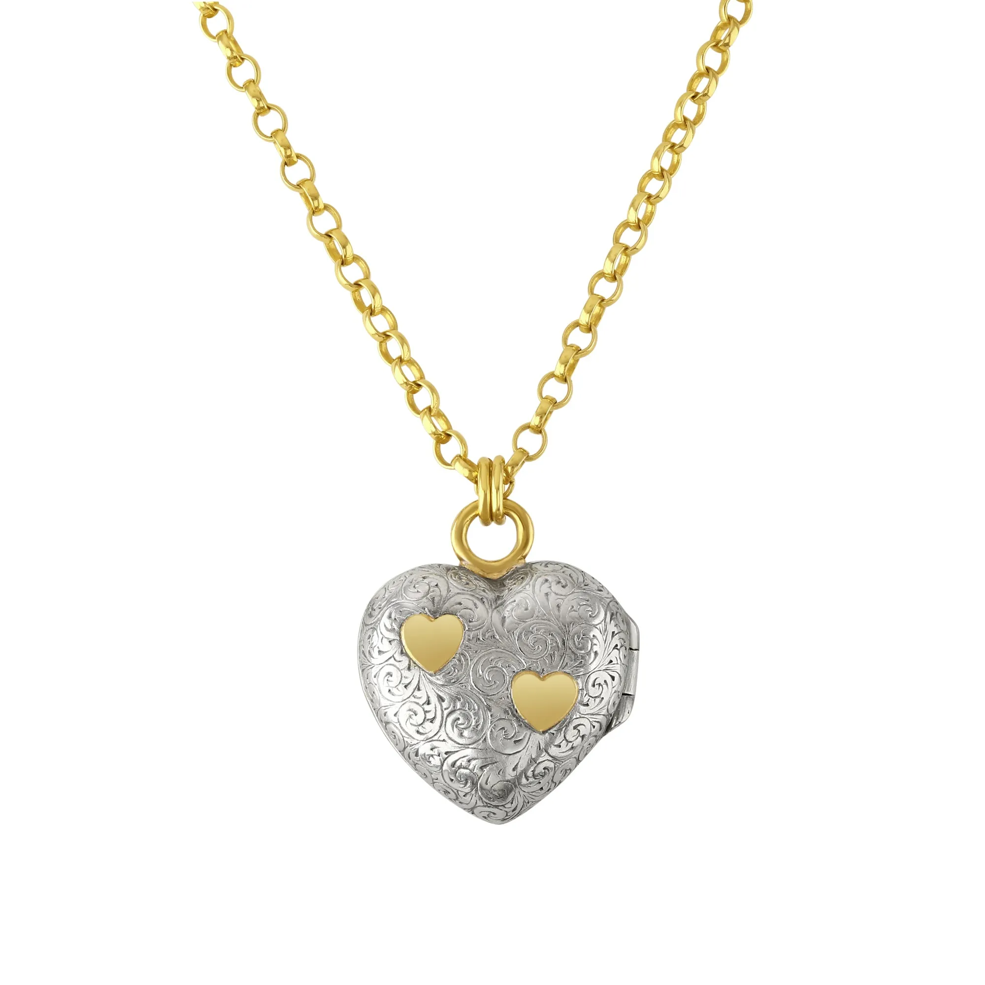 Pink Sapphire Love Locket Necklace