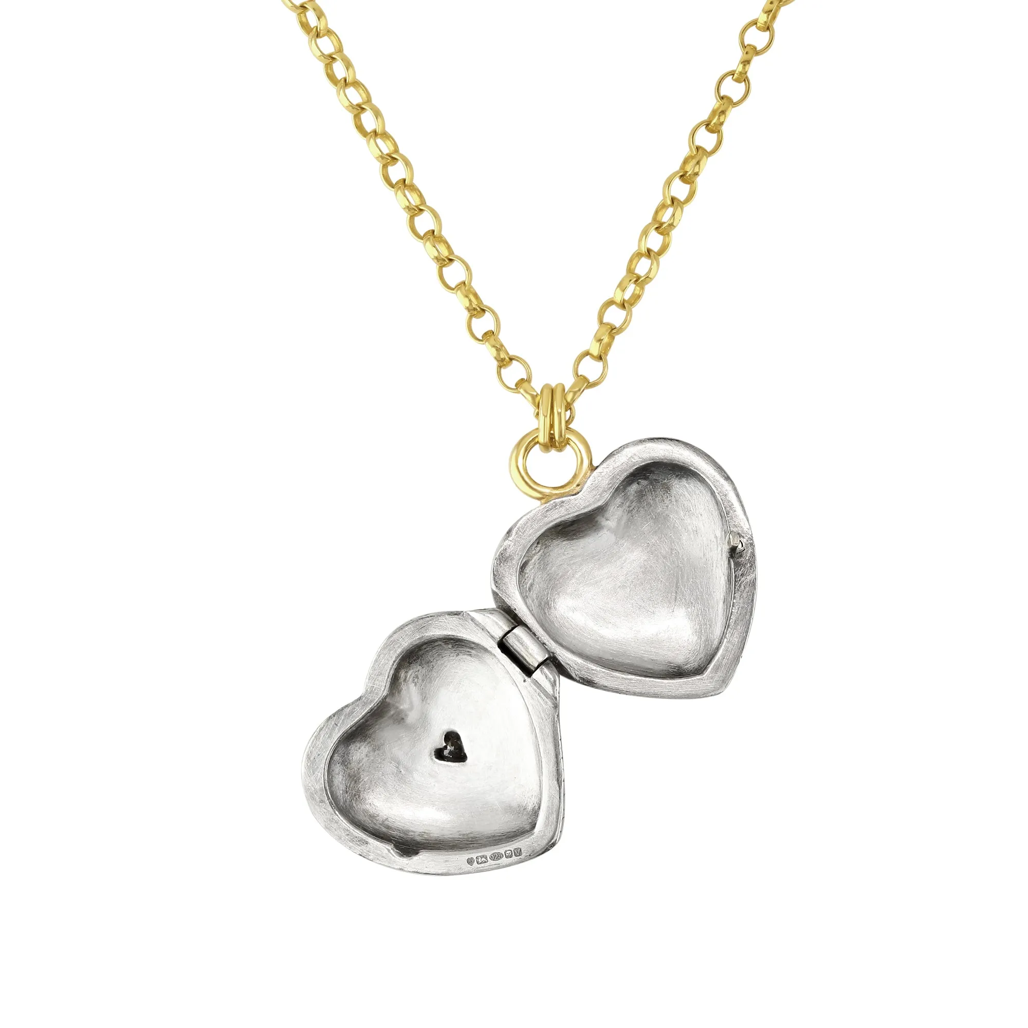 Pink Sapphire Love Locket Necklace