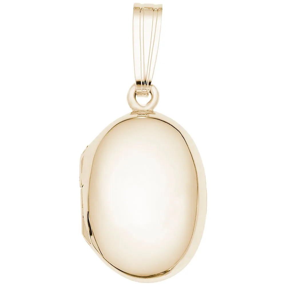 Rembrandt Charms - Oval Locket Charm - 8602