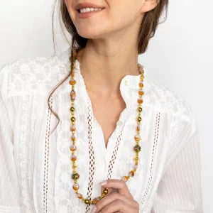 Rosalba Coral Long Necklace
