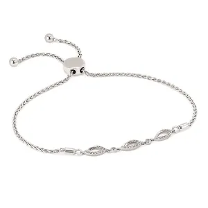 Silver Diamond Bracelet