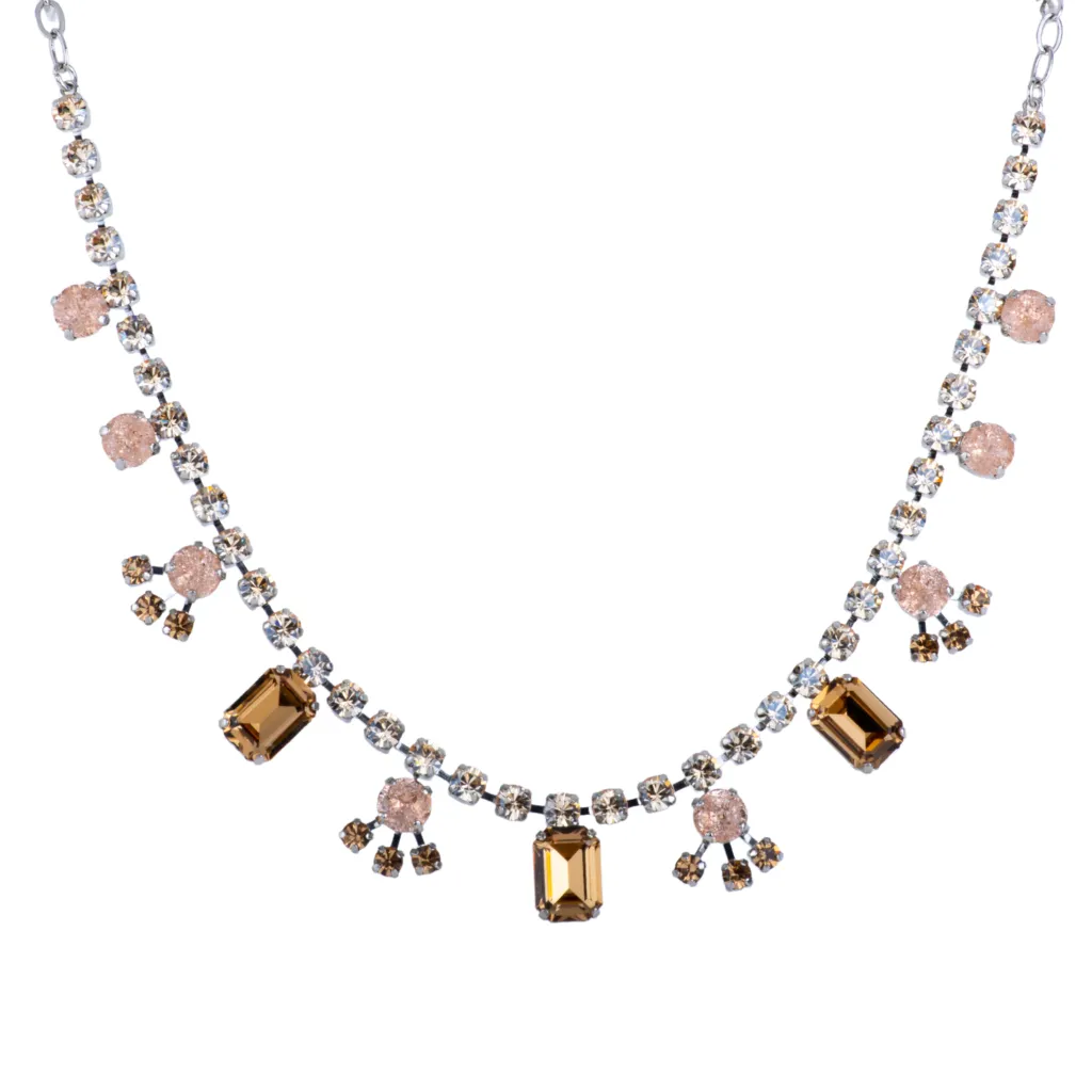 Small Variety Drop Necklace in "Desert Rose" *Custom*