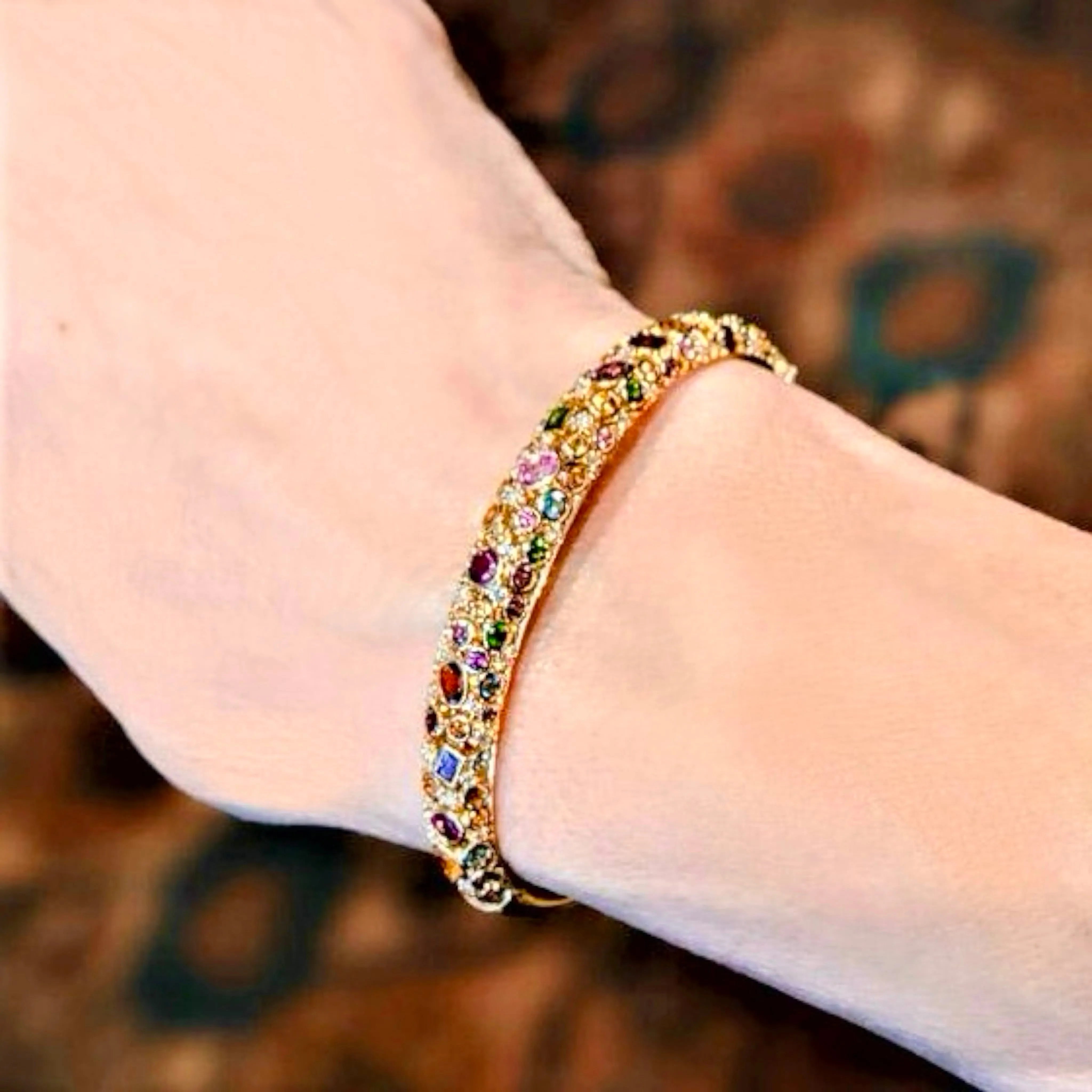 Supernova Bangle Bracelet by Martha Seely