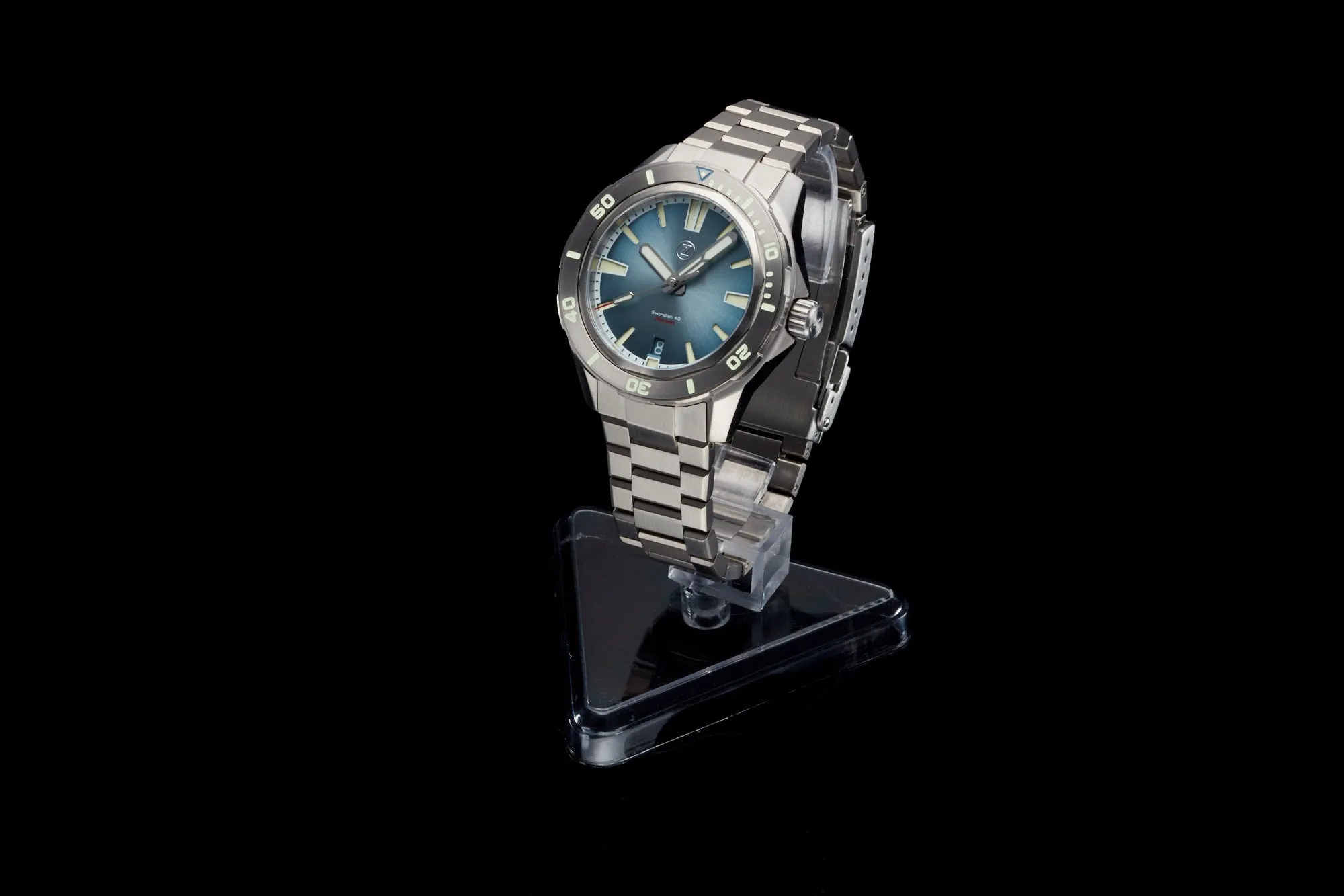 Swordfish 40mm Ti Slate Blue