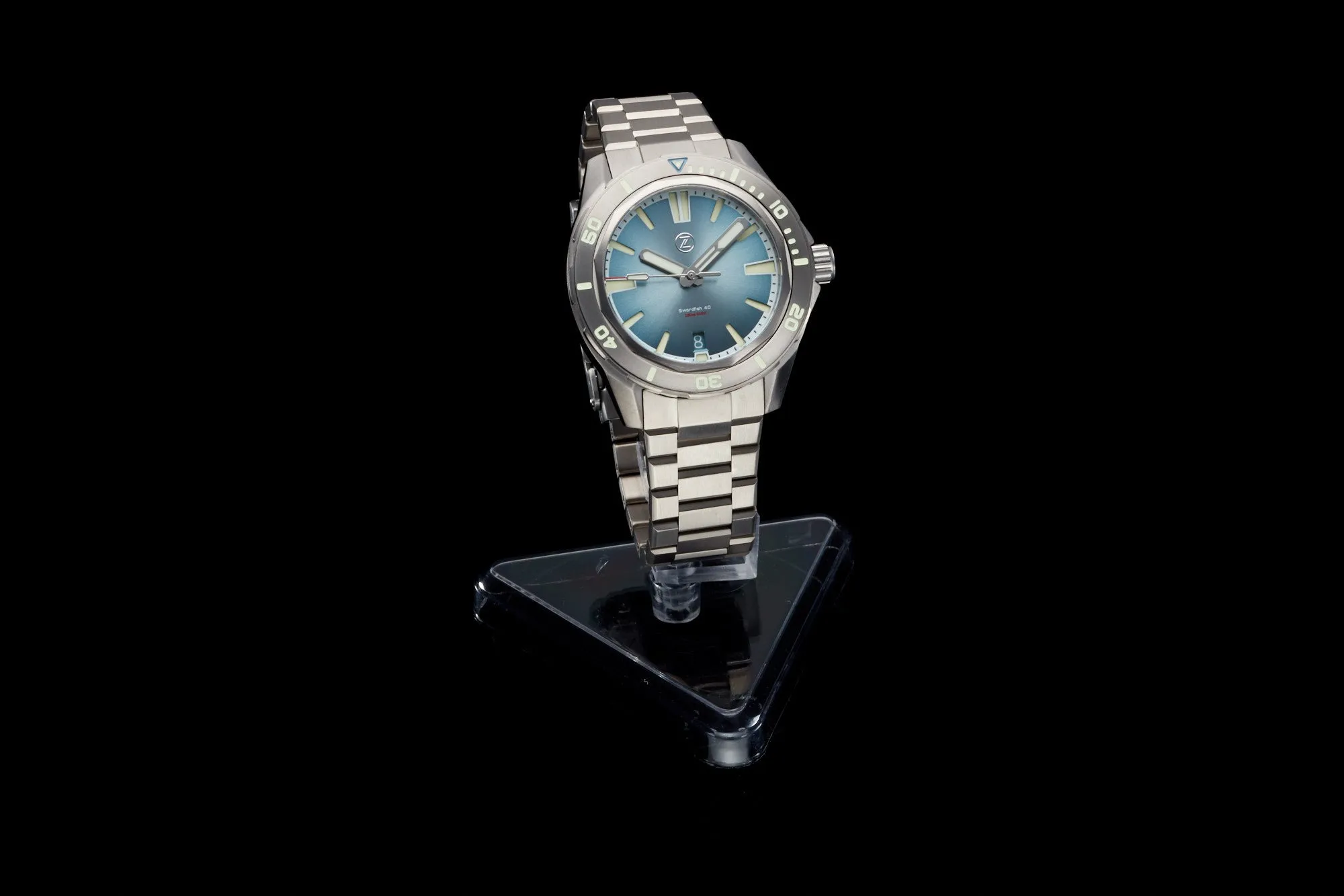 Swordfish 40mm Ti Slate Blue