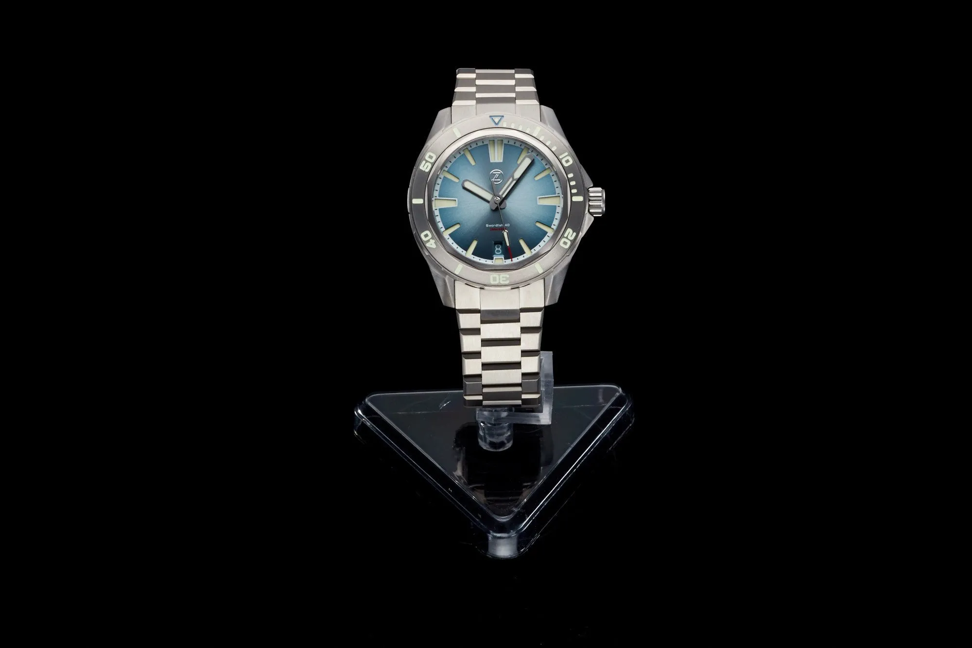 Swordfish 40mm Ti Slate Blue