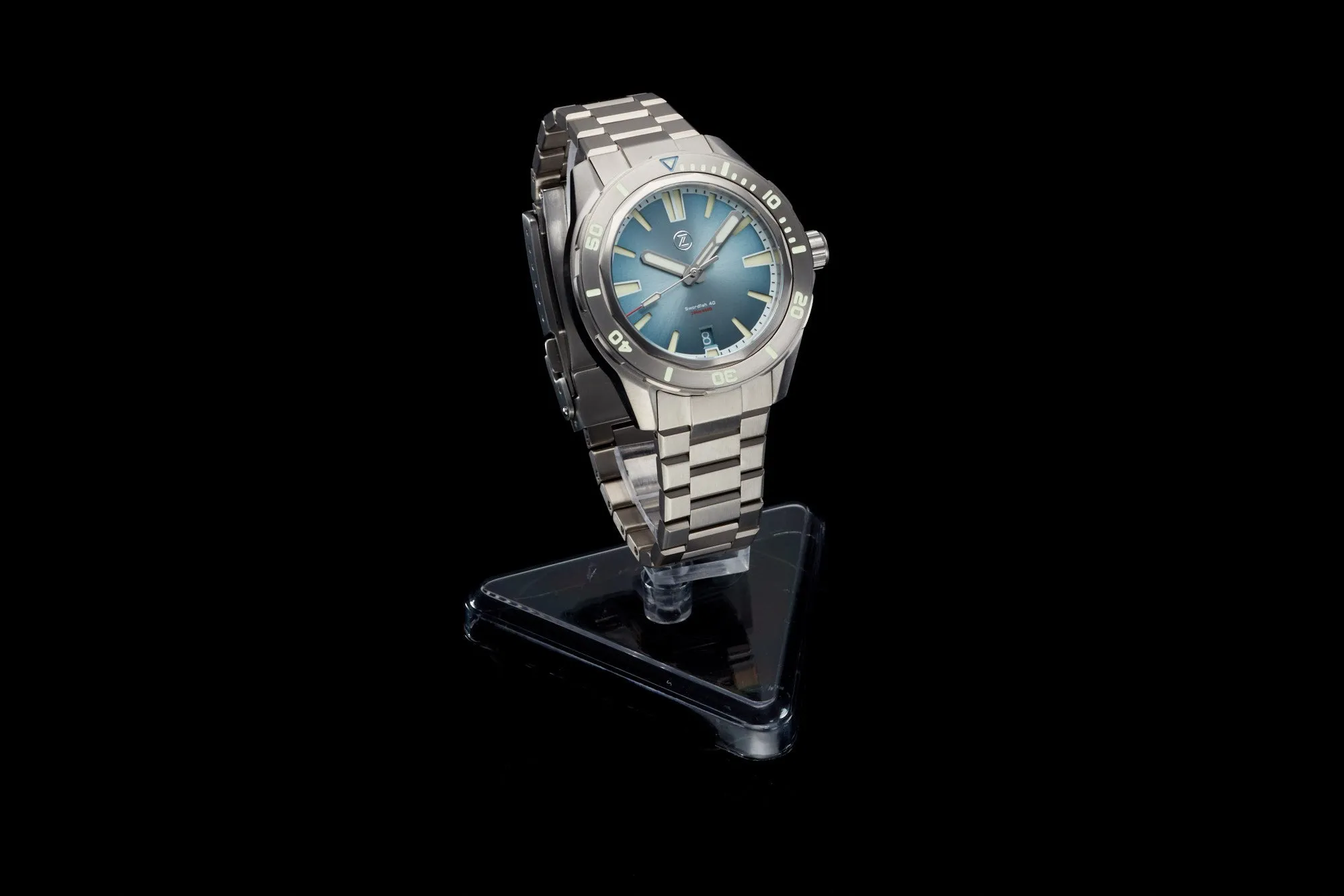 Swordfish 40mm Ti Slate Blue