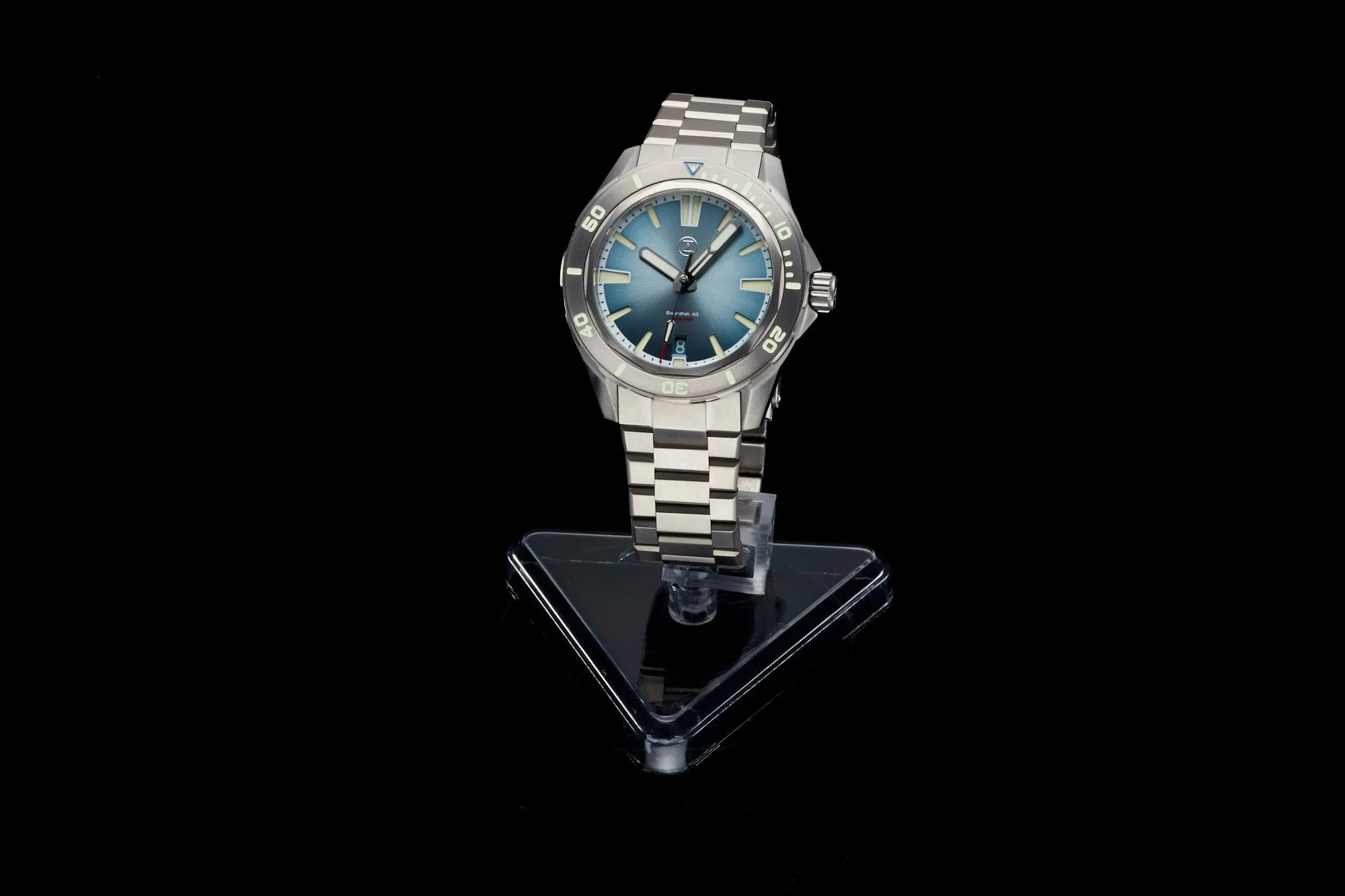 Swordfish 40mm Ti Slate Blue