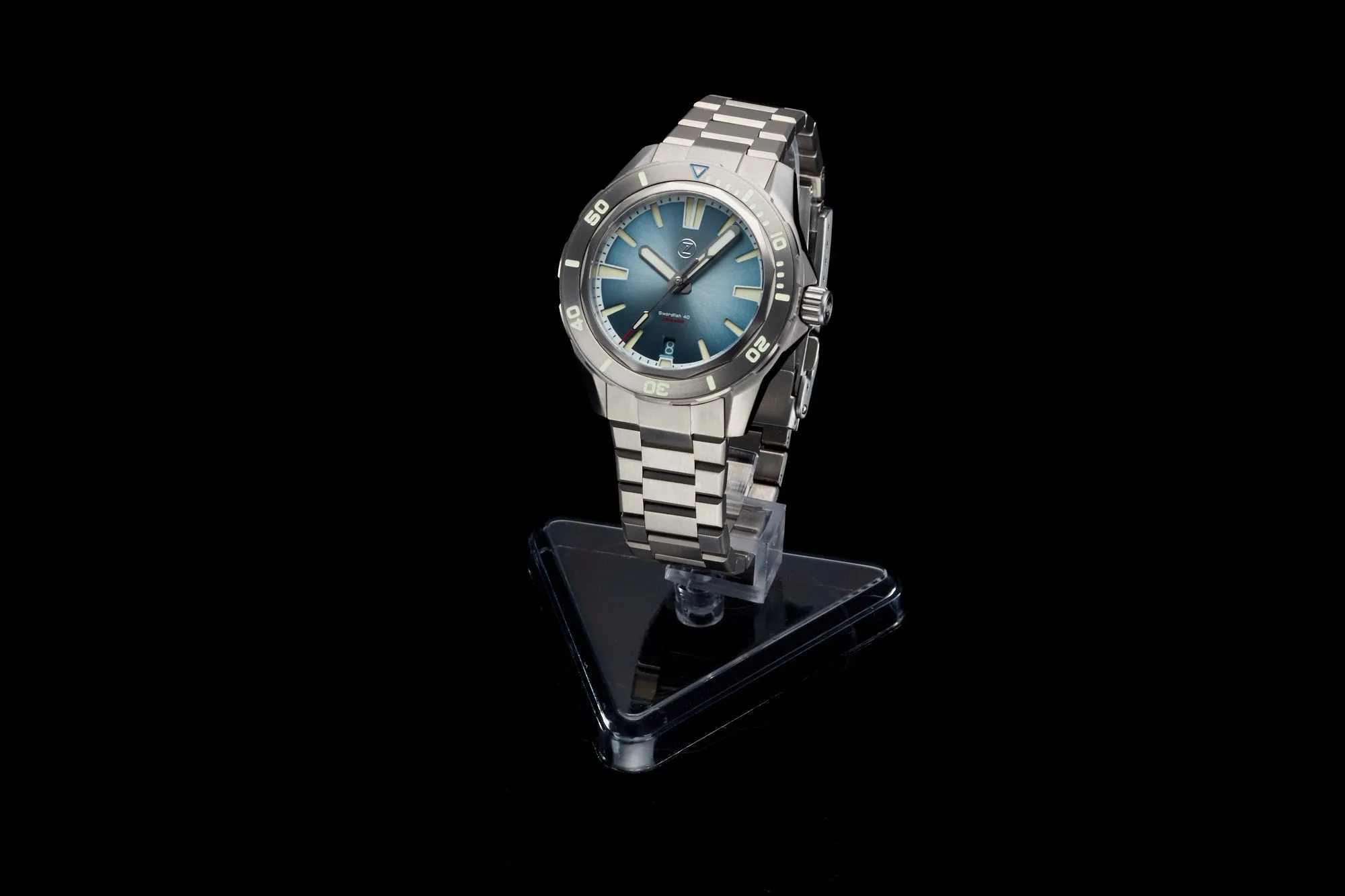 Swordfish 40mm Ti Slate Blue