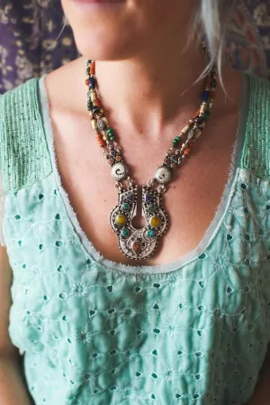 Tibetan Medallion Necklace