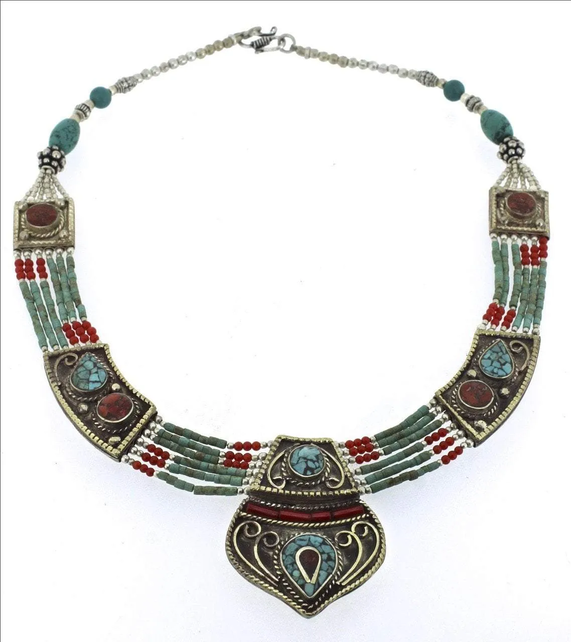 Traditional Karma Dolma Beaded Necklace