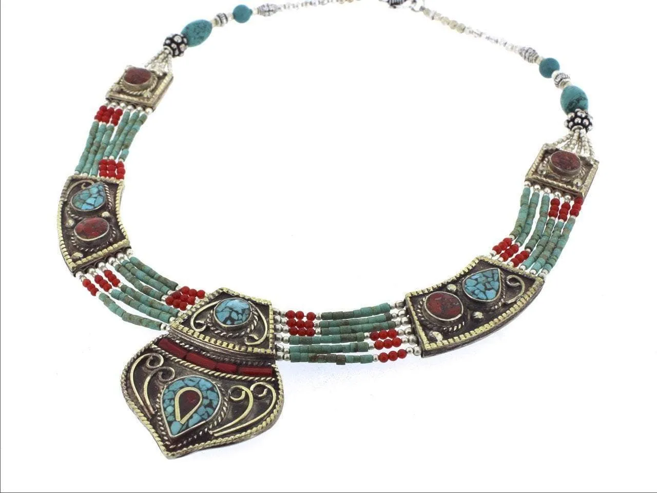 Traditional Karma Dolma Beaded Necklace