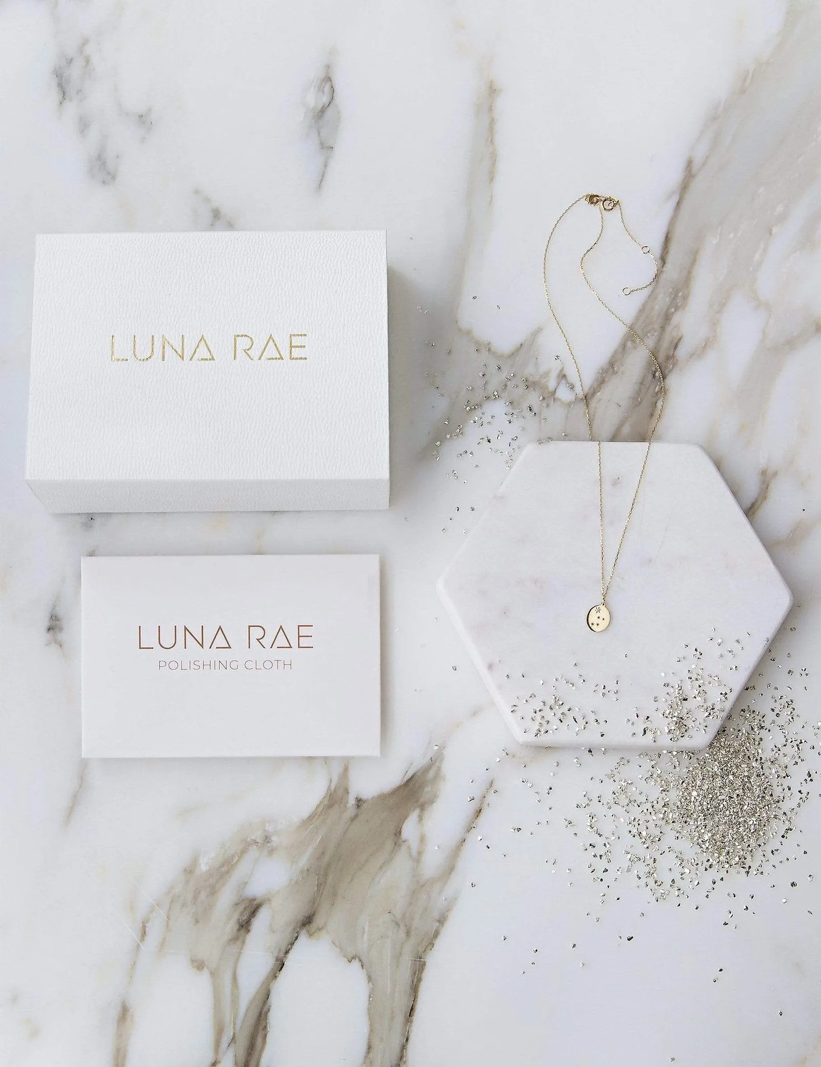 Yellow Gold Stars of Capricorn